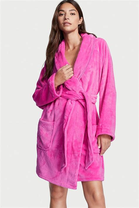 pink victoria secret dressing gown|victoria secret pink cosy dressing gown.